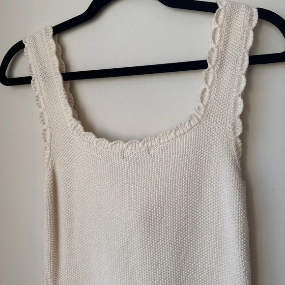 Wild Fable Rosette Mini Sweater Dress in Cream size Small - Picture 7 of 10